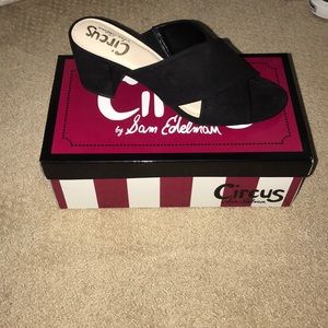Sam Edelman black mules new with tags